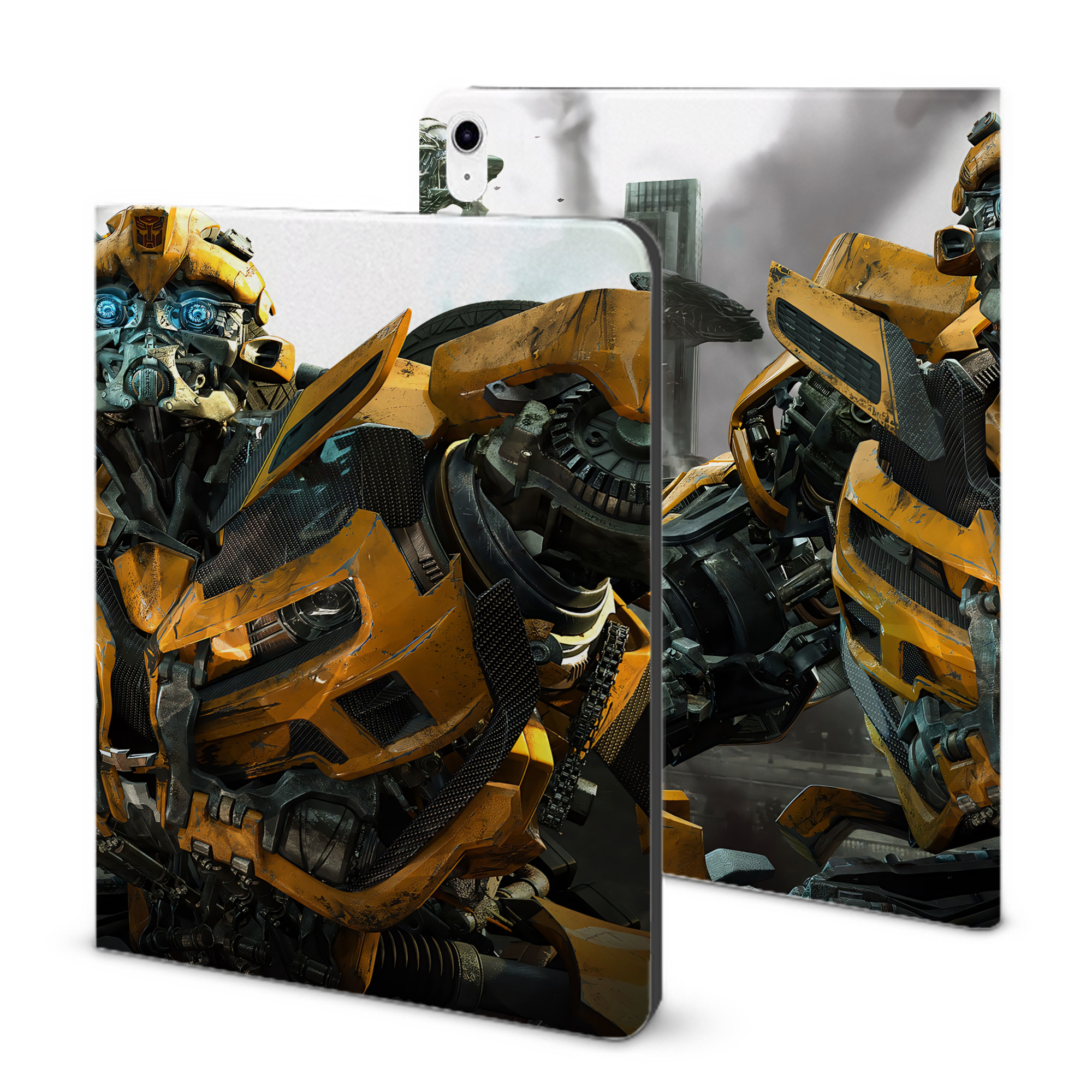 （画像用） Transformers トランスフォーマー IPad ケース ブック型 PUレザー TPU 耐衝撃 軽量 薄型 ペン収納なし 全面保護 IPad 各モデル対応
